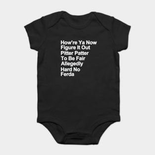 Letterisms Baby Bodysuit